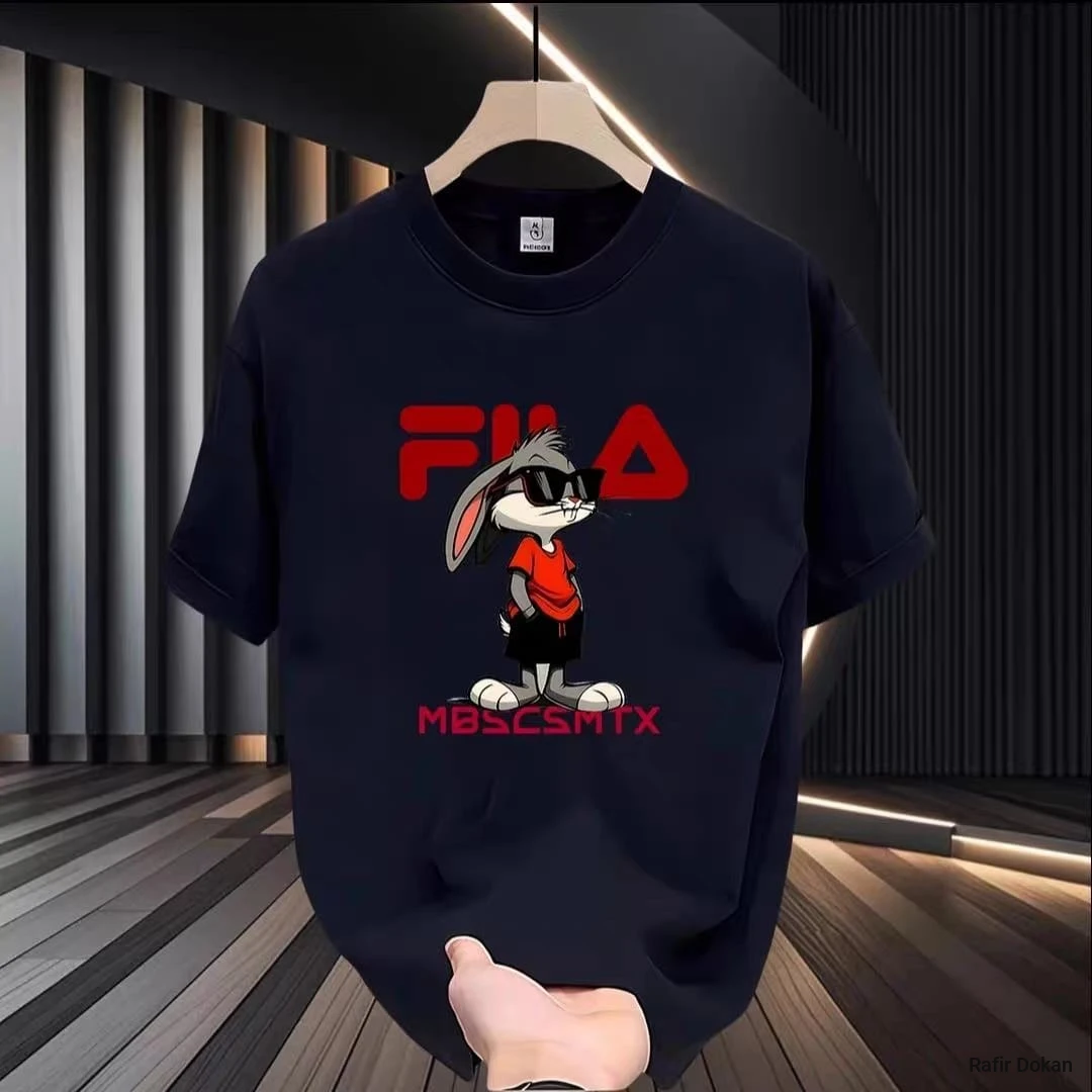 Premium Drop Shoulder T-Shirt Fila