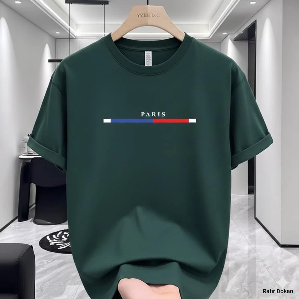 Premium Drop Shoulder T-Shirt Paris