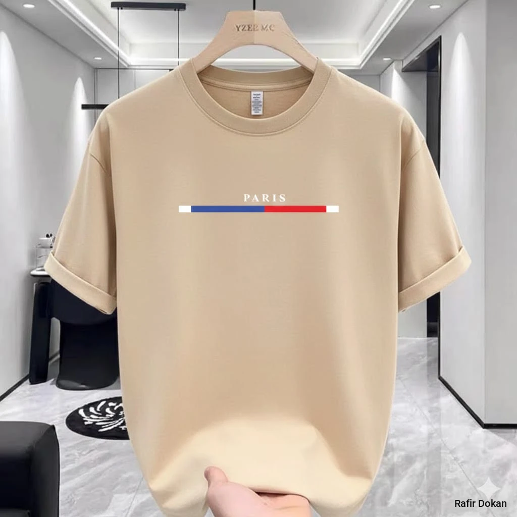 Premium Drop Shoulder T-Shirt Paris