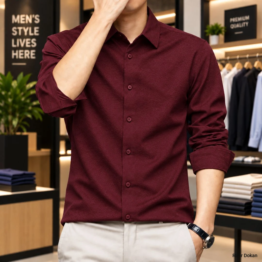 Premium Solid Stitch Full Sleeve Shirt