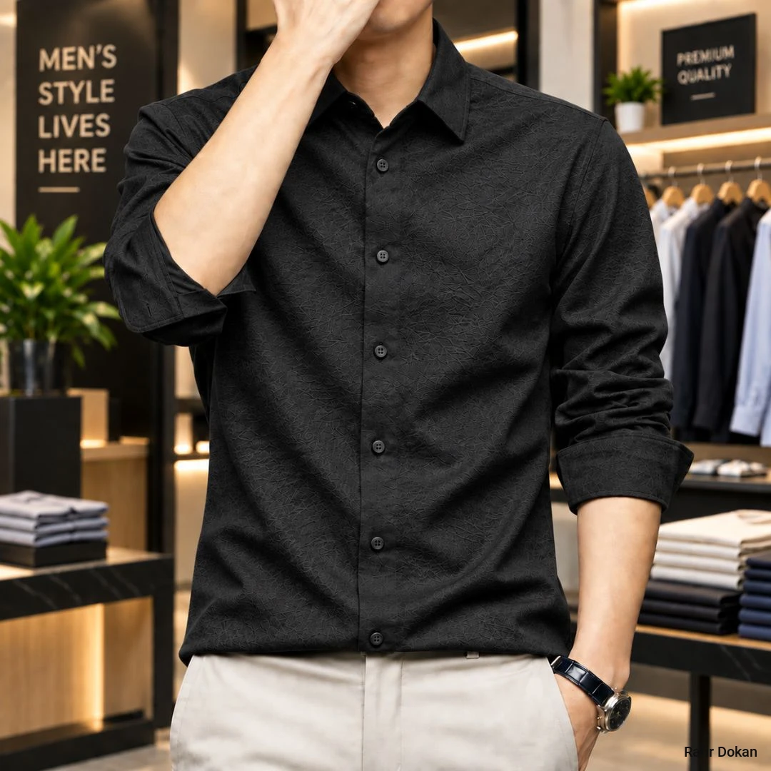 Premium Solid Stitch Full Sleeve Shirt