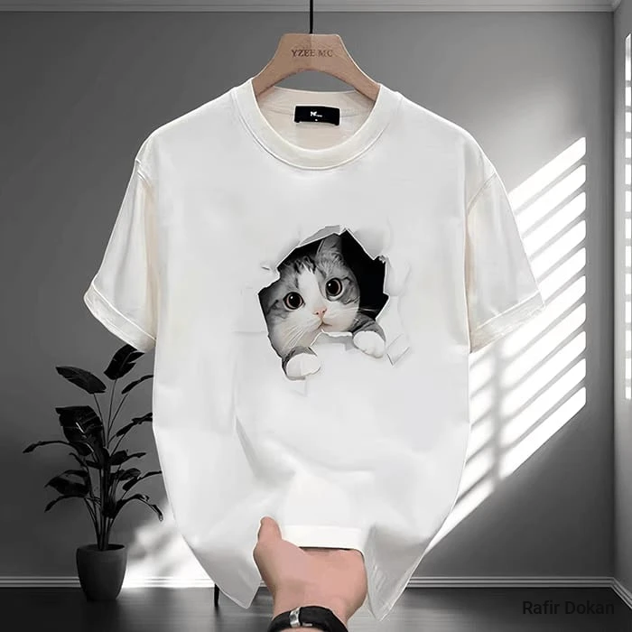Premium Drop Shoulder T-Shirt cat